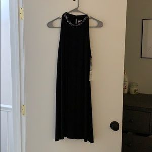 Black cocktail dress